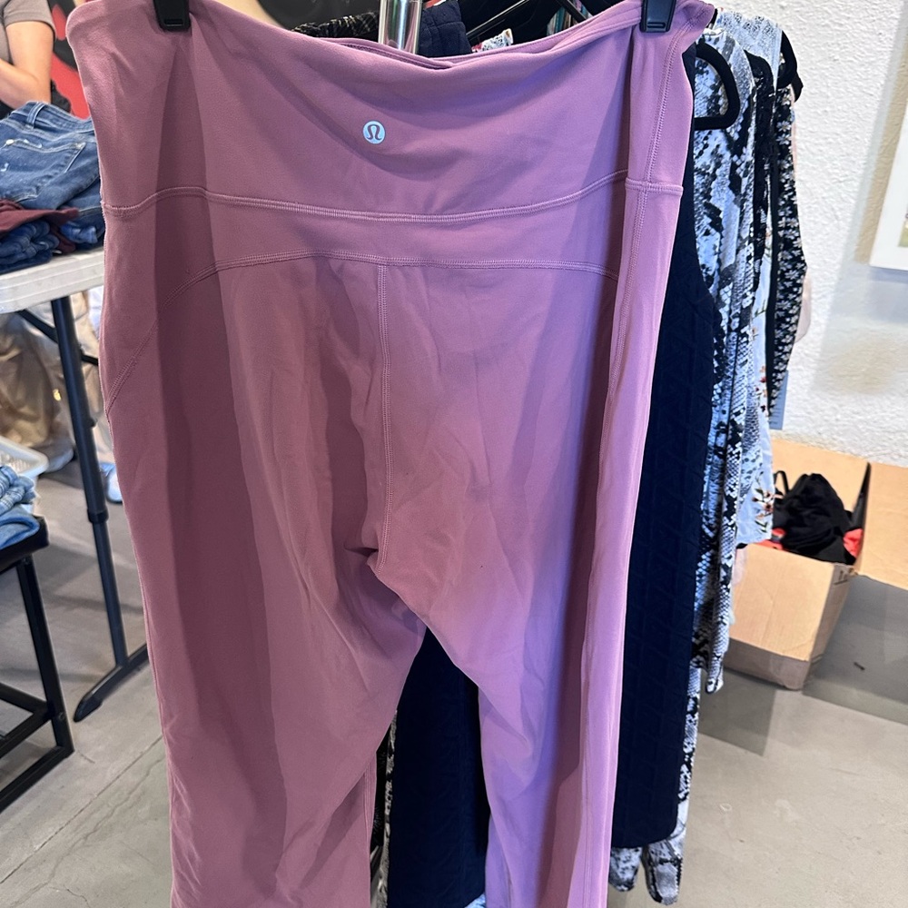 Lululemon Athletica Pink High-Rise Leggings